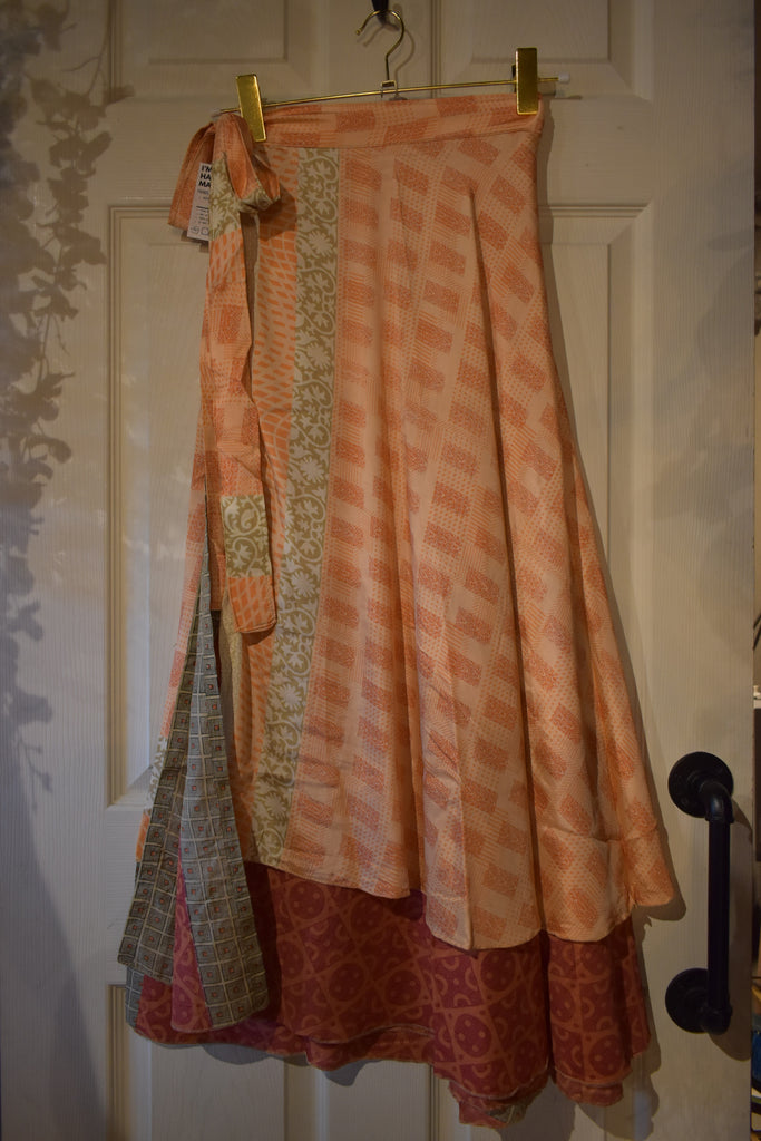 EVE WRAPPED REVERSIBLE MAXI SKIRT