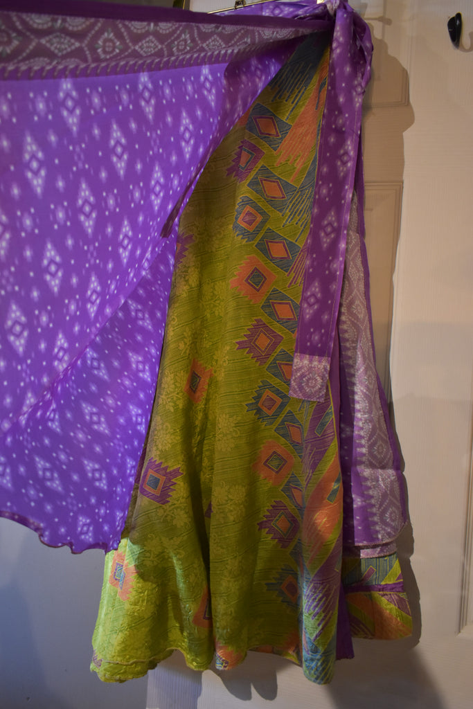 EVE WRAPPED REVERSIBLE MAXI SKIRT