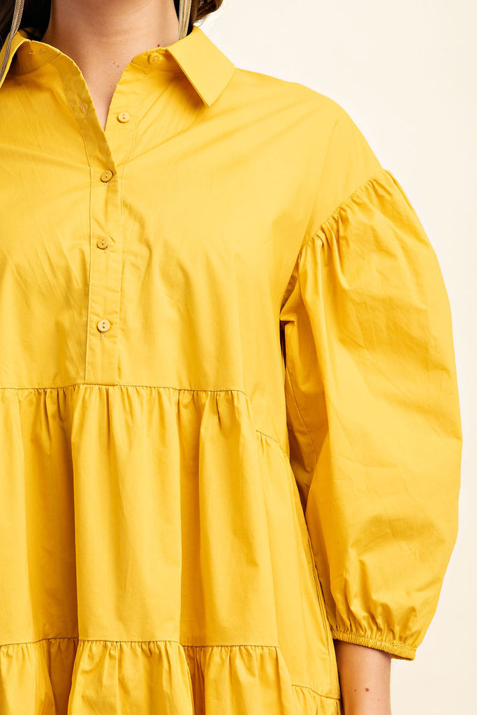 SUNFLOWER MINI DRESS
