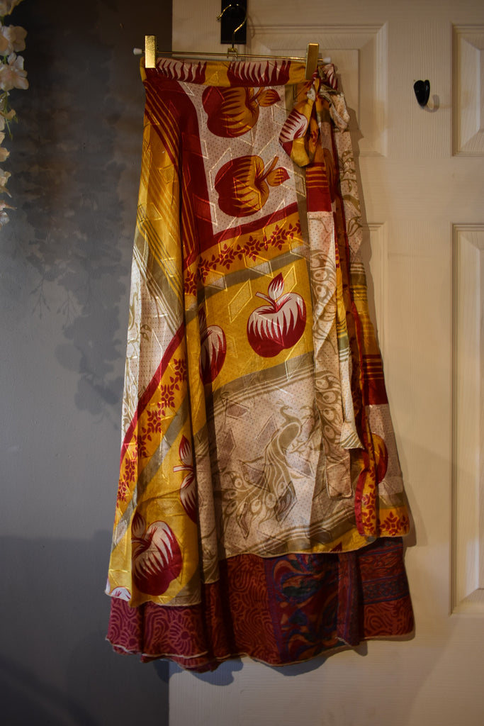 EVE WRAPPED REVERSIBLE MAXI SKIRT