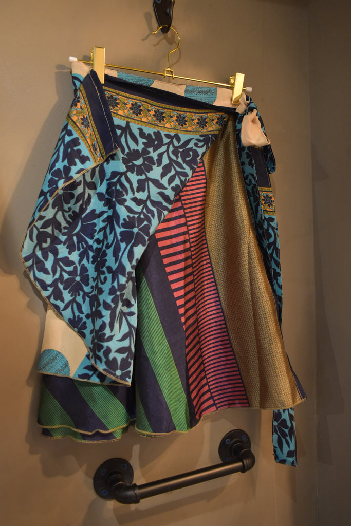 PRE-ORDER EVE WRAPPED REVERSIBLE MINI SKIRT