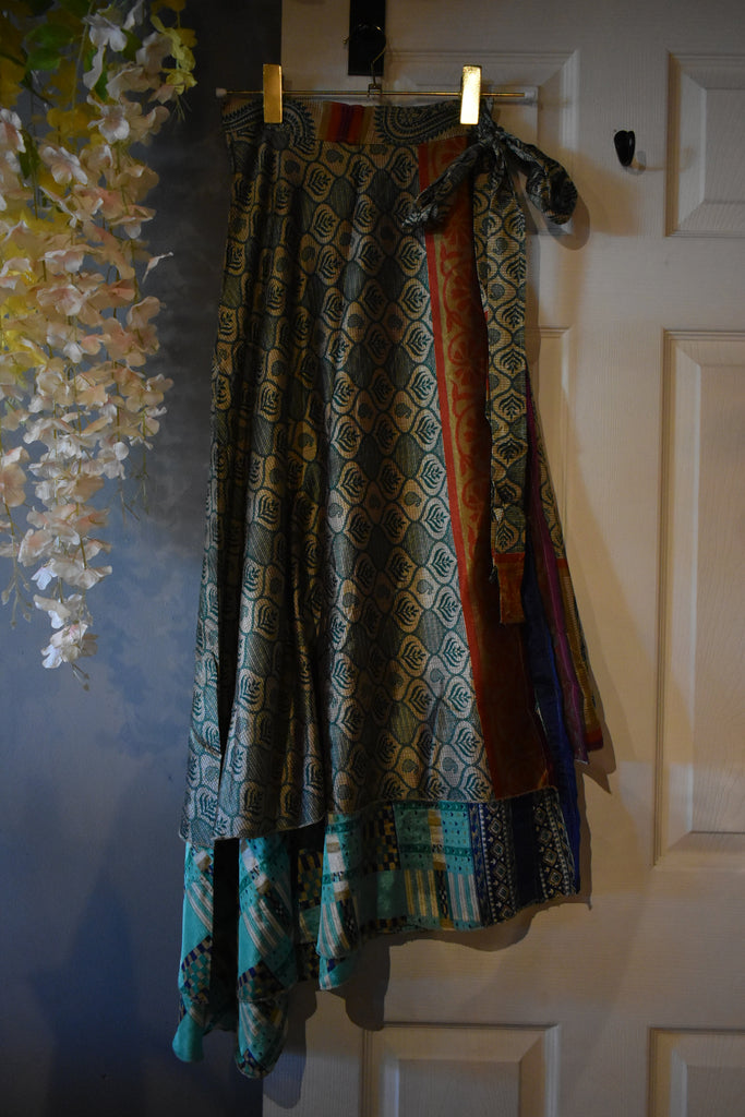 EVE WRAPPED REVERSIBLE MAXI SKIRT