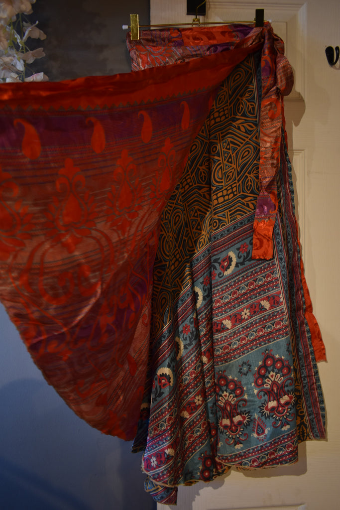 EVE WRAPPED REVERSIBLE MAXI SKIRT