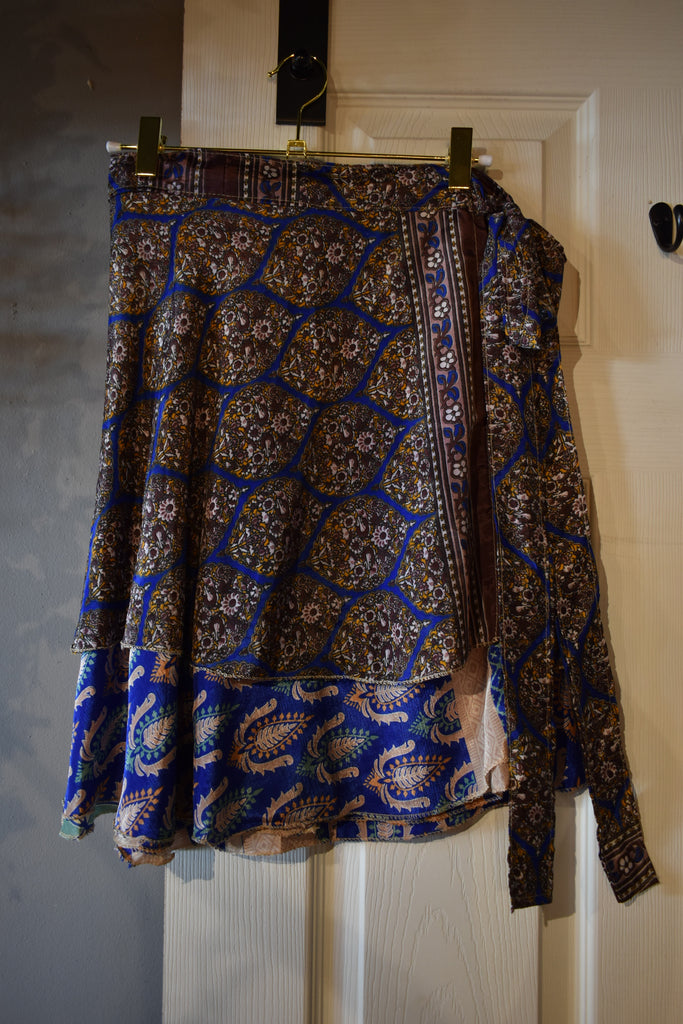 EVE WRAPPED REVERSIBLE MINI SKIRT