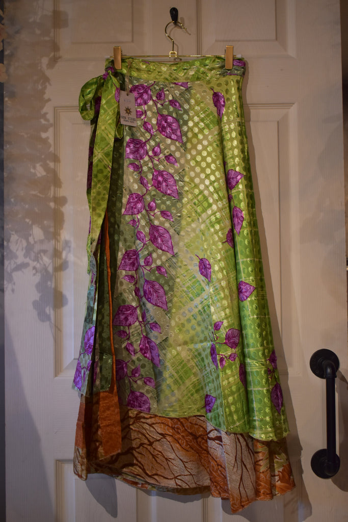 EVE WRAPPED REVERSIBLE MAXI SKIRT