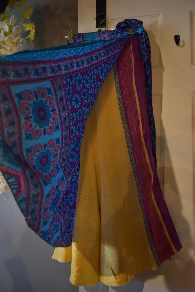 EVE WRAPPED REVERSIBLE MAXI SKIRT