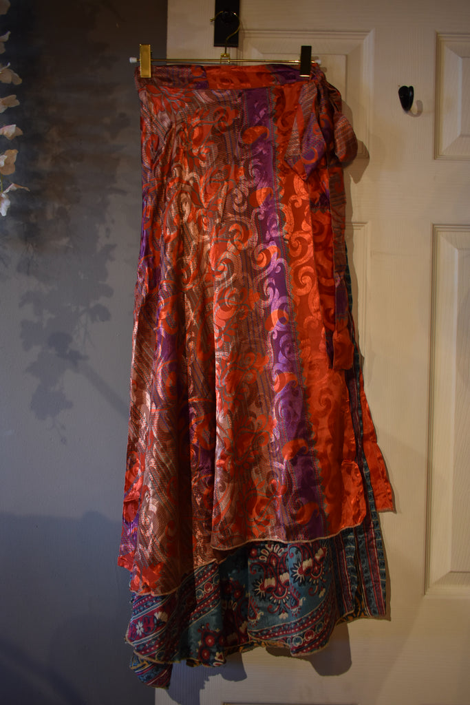 EVE WRAPPED REVERSIBLE MAXI SKIRT