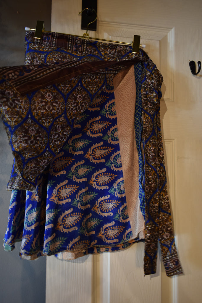 EVE WRAPPED REVERSIBLE MINI SKIRT