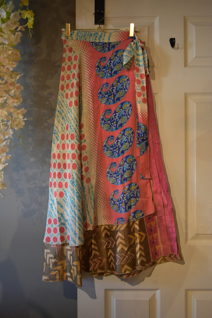 EVE WRAPPED REVERSIBLE MAXI SKIRT
