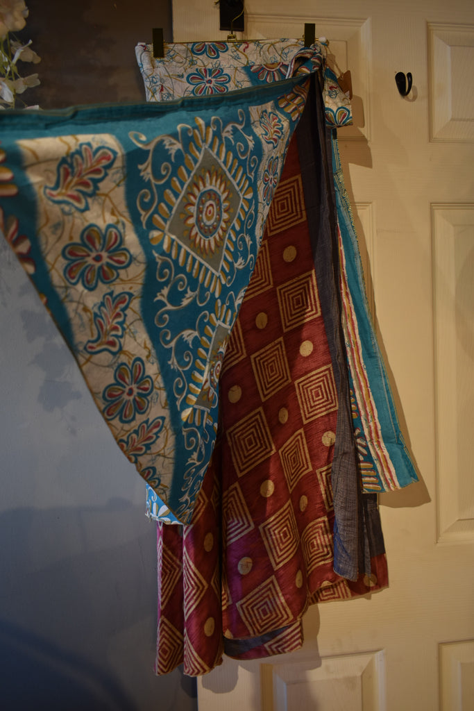 EVE WRAPPED REVERSIBLE MAXI SKIRT