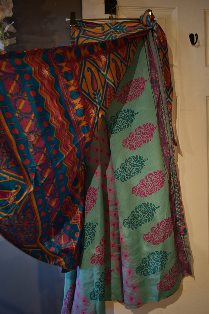 EVE WRAPPED REVERSIBLE MAXI SKIRT