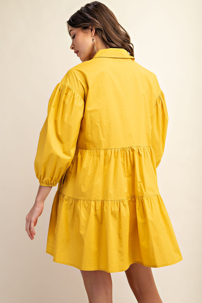 SUNFLOWER MINI DRESS