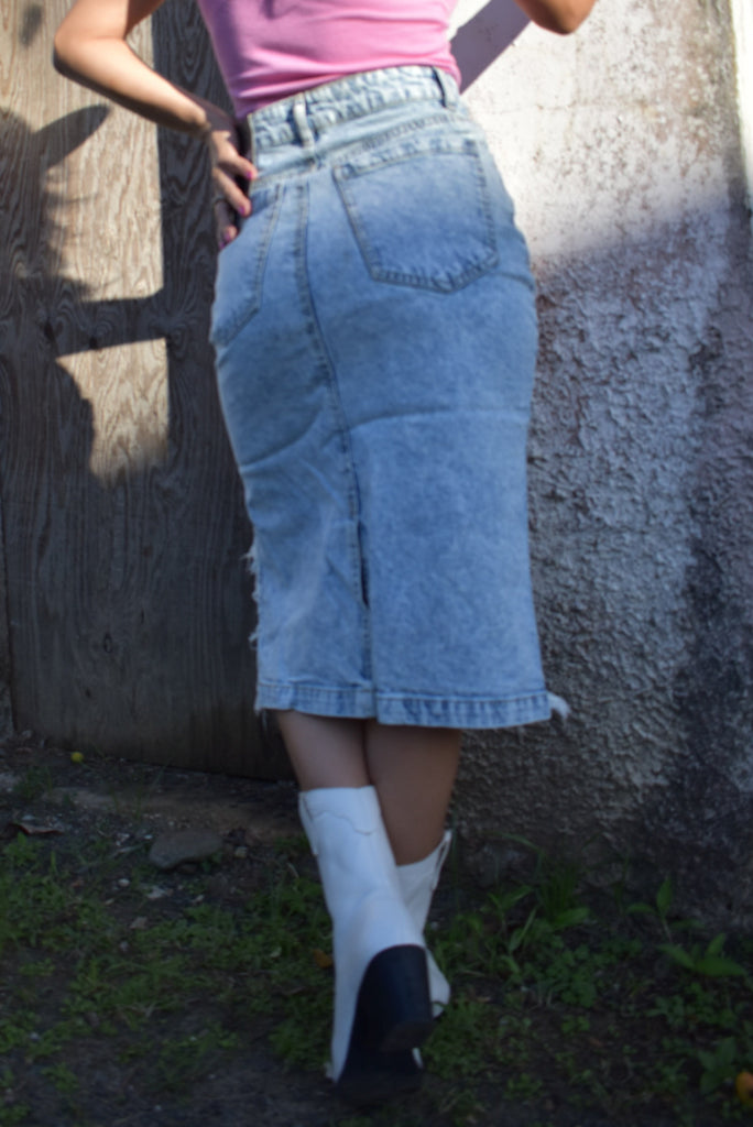 ID DENIM SKIRT